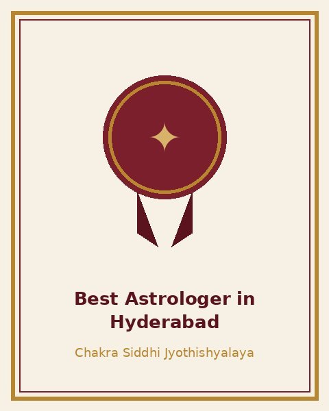 Best Astrologer in Hyderabad award